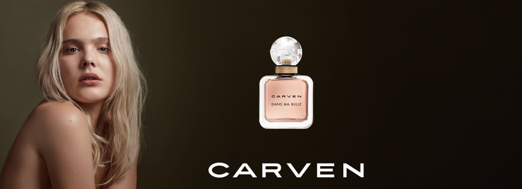 Bannière Page Marque CARVEN Parfum Femme Dans ma Bulle sur Parfumerie Burdin